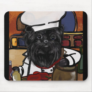 Mousepad Chef Affenpinscher  