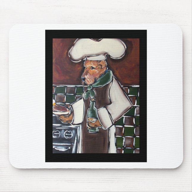 Mousepad Chef Airedale (Frente)