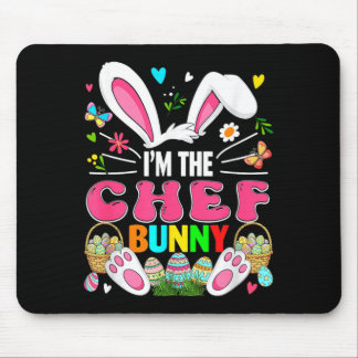 Mousepad Chef Bunny Fato de Coelho da Páscoa Caça Colorida