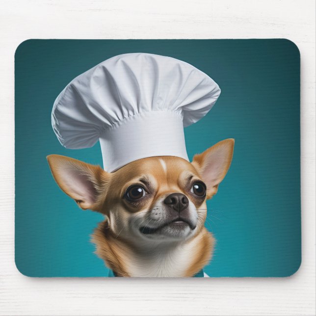 Mousepad Chef Chihuahua (Frente)