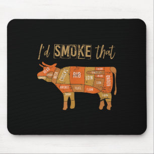 Mousepad Chef de Churrasco Engraçado Saco-Mão-Made-Mino-Pre