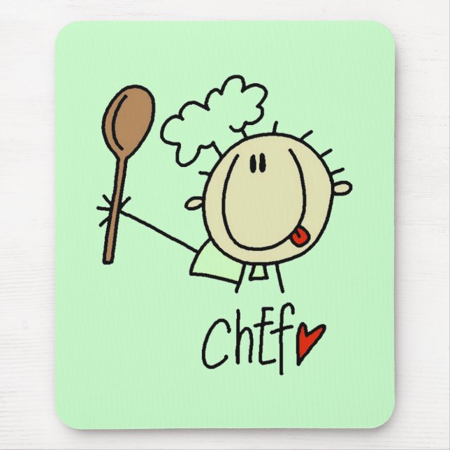 Mousepad Chef Masculino (Frente)