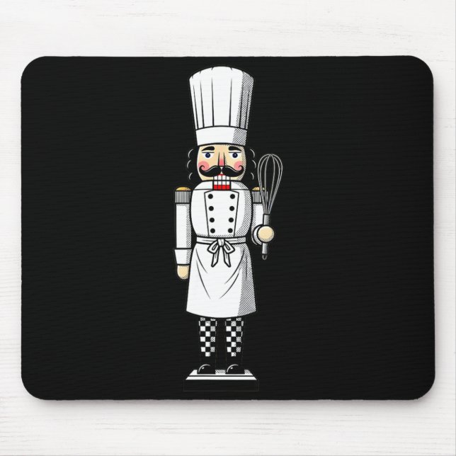 Mousepad Chef Nutcracker Cook Hat Xmas  (Frente)