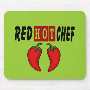 Mousepad Chef Quente Vermelho (Pimentos Vermelhos)