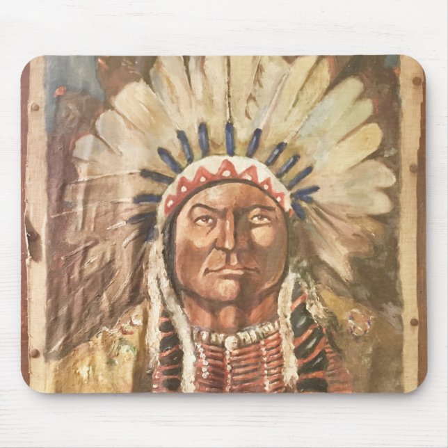 Mousepad Chefe da Bull Indian (Frente)