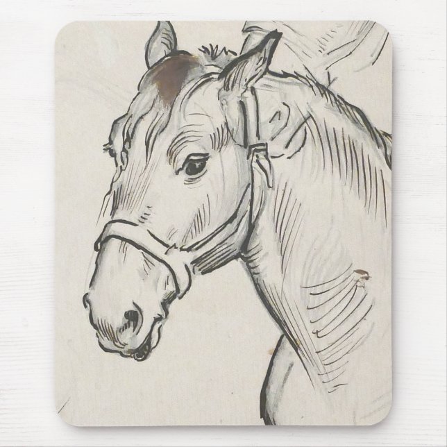 Mousepad Chefe de Cavalo (por Alfred Dehodencq) (Frente)
