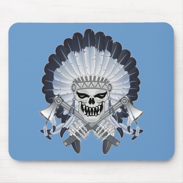 Mousepad Chefe de Crânio Indiano (Frente)