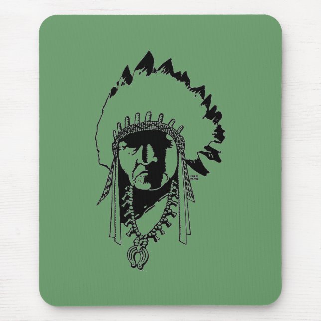 Mousepad Chefe de Mouse Indiano (Frente)