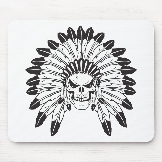 Mousepad Chefe do Crânio Indiano (Frente)