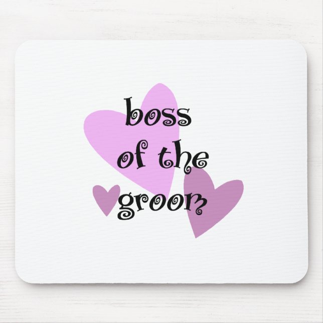 Mousepad Chefe do Groom (Frente)