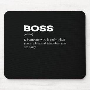 Mousepad Chefe Engraçado Definição Feliz Dia do Chefe