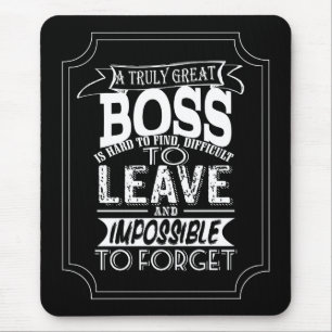 Mousepad Chefe Mouse Mat Um verdadeiro chefe excelente