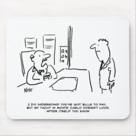 Mousepad Chefe não pode pagar o Pay Rise porque ele tem um