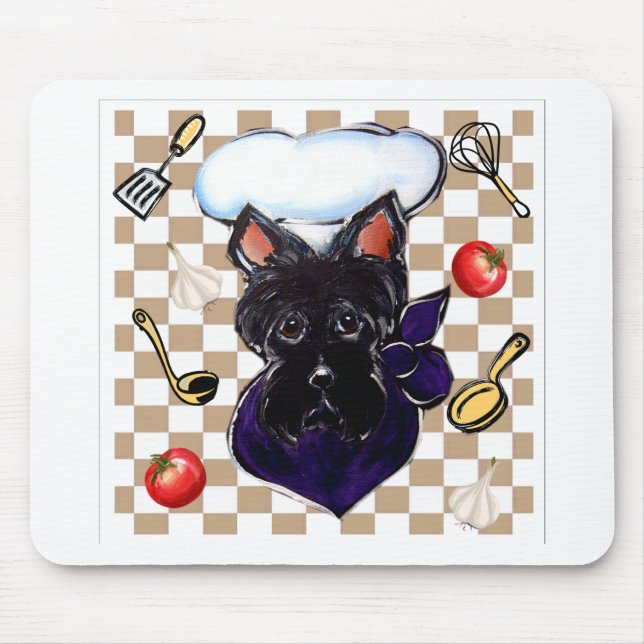 MOUSEPAD CHEFE TERRIER ESCOCÊS (Frente)