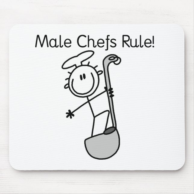 Mousepad Chefes Homens Mandam (Frente)
