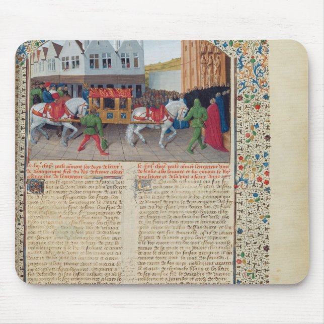 Mousepad Chegada do imperador Charles IV (Frente)