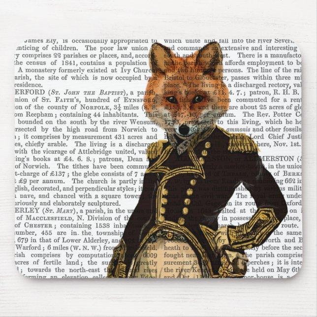 Mousepad Cheio Almirante Fox (Frente)