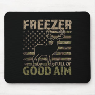 Mousepad Cheio congelador de boa mira Engraçado de caça Say