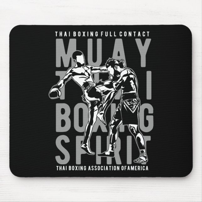 Mousepad Cheio Contato Tailandês Boxing Ociation Of America (Frente)