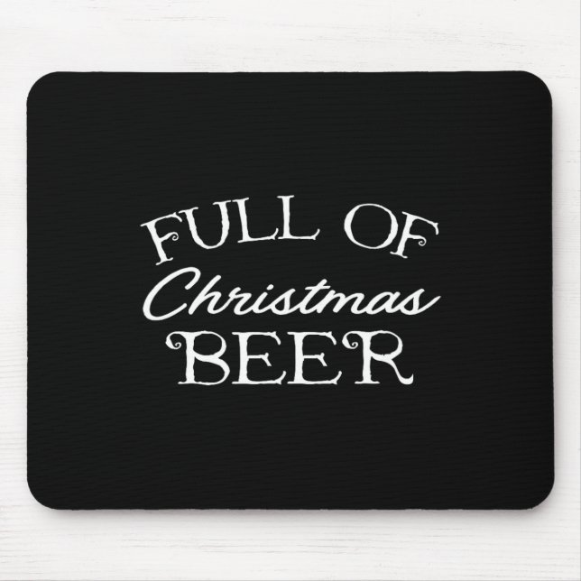 Mousepad Cheio De Cerveja De Natal (Frente)