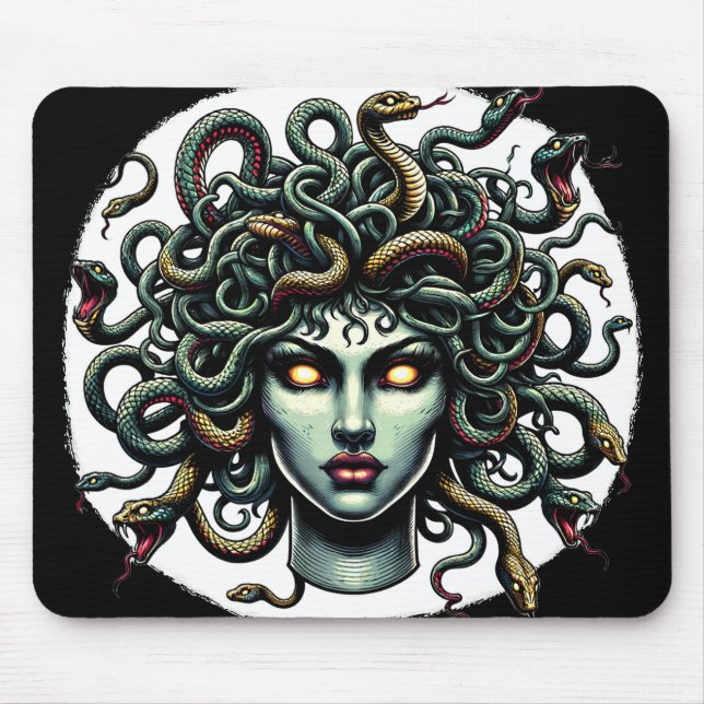 Mousepad Cheio de Cobras do Green Gazing Medusa (Frente)