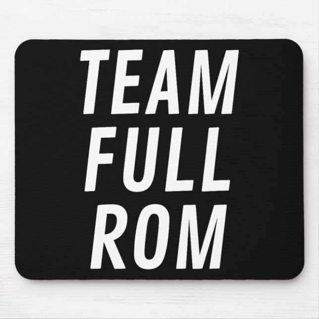 Mousepad Cheio Rom da Equipe Gym de Construção de malhação (Frente)