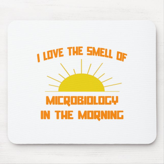Mousepad Cheiro de microbiologia pela manhã (Frente)