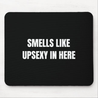 Mousepad Cheiro de Upy Aqui Brincadeira Humor