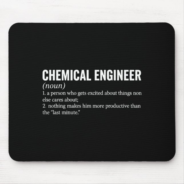 Mousepad Chemical Engineer Profession Definition Engineerin (Frente)