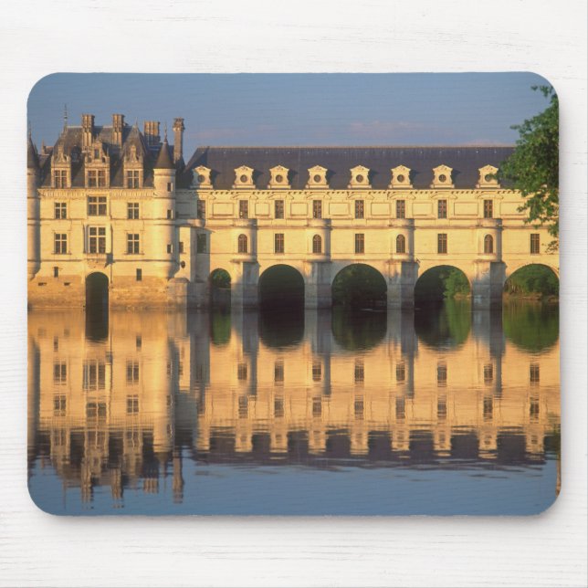 Mousepad Chenonceau Chateau, Rio Cher, Loir-et-Cher, (Frente)