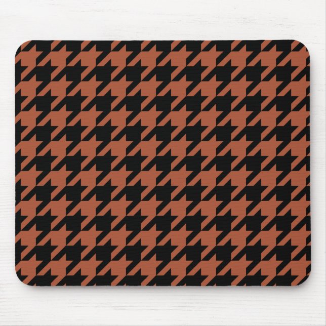 Mousepad Cheque de Tonalidade Preto Castanho (Frente)