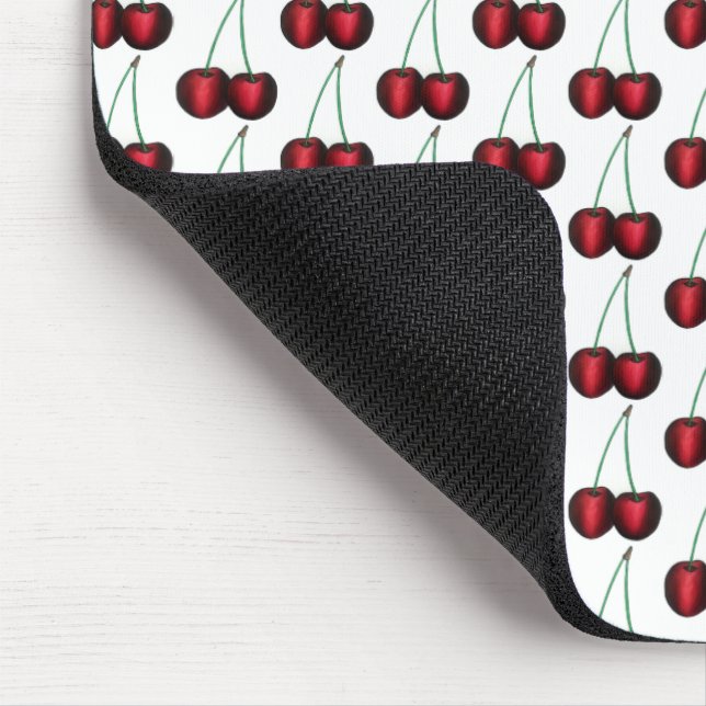 Mousepad Cherries Ripe Red Cherry Summer Fruta (Canto)