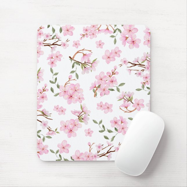 Mousepad Cherry Blossom Bloom (Com mouse)