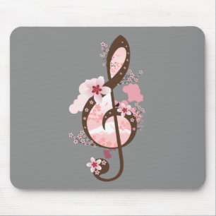 Mousepad Cherry Blossom Music