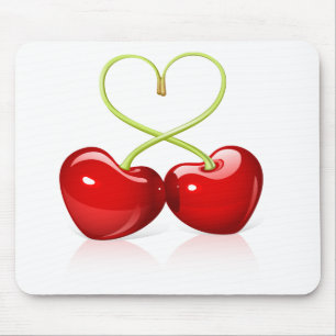 Mousepad Cherry Heart
