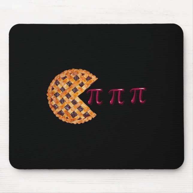 Mousepad Cherry Pie Pi Day 3.14 Símbolo Professor de Geek d (Frente)