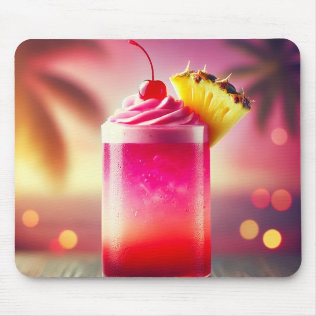 Mousepad Cherry Pineapple Drink (Frente)