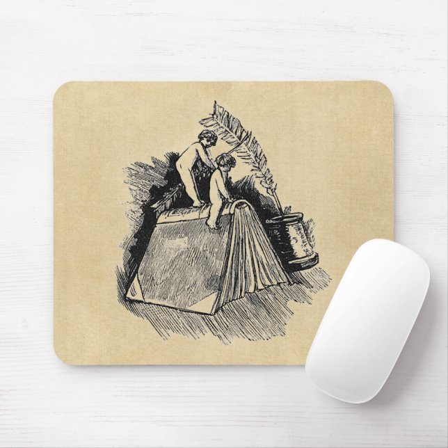 Mousepad Cherub no Escrevendo (Com mouse)
