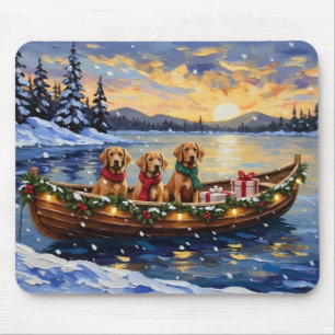Mousepad Chesapeake Bay Retriever Natal Barca Feriado