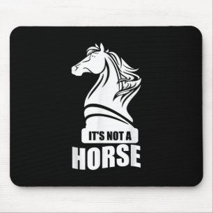 Mousepad Chess Engraçado Não É Um Jogador De Piece Cavaleir
