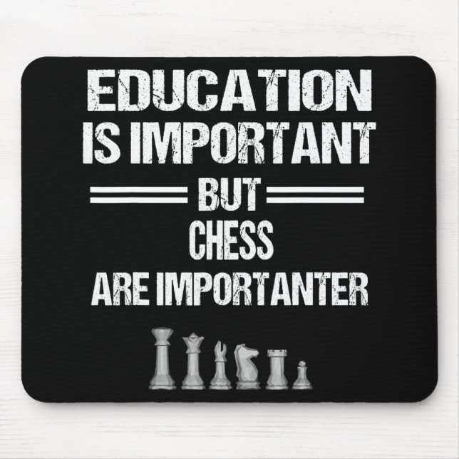Mousepad Chess Piece Education Humor Sarcastic Funny Cristo (Frente)