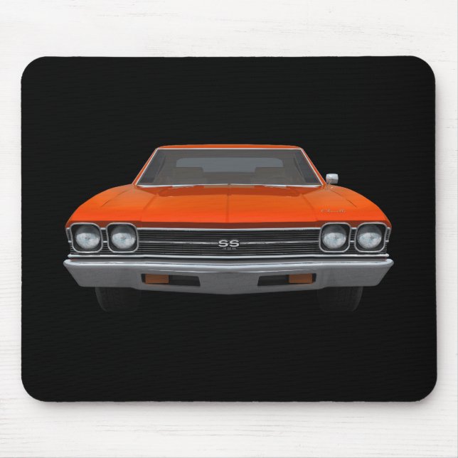 Mousepad Chevelle 1969 SS: Revestimento alaranjado: (Frente)