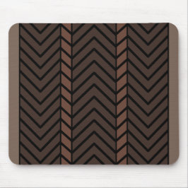 Mousepad Chevron Pattern Brown