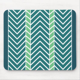 Mousepad Chevron Pattern Teal