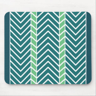 Mousepad Chevron Pattern Teal