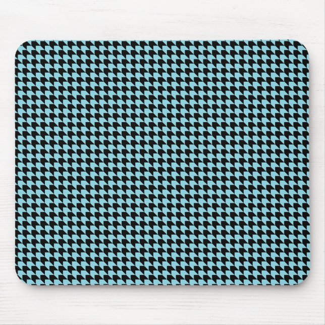 Mousepad Chevron verifica céu e preto (Frente)