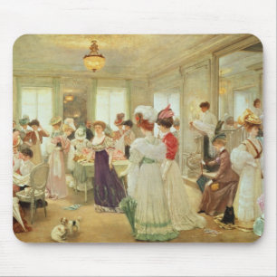 Mousepad Chez le Couturier Paquin de Cinq Heures, 1906