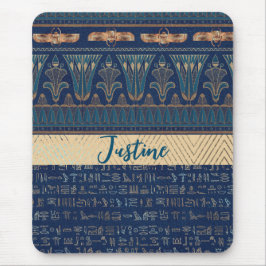 Mousepad Chic Misterioso Egípcio Lotus Scarab Hieroglyphs