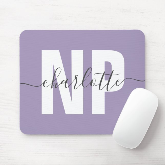 Mousepad Chic Personalizado de Graduação de Enfermeiro NP (Com mouse)