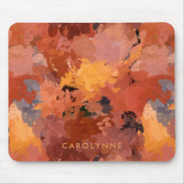 Mousepad Chic Trendy Terracotta Rust Orange Brown